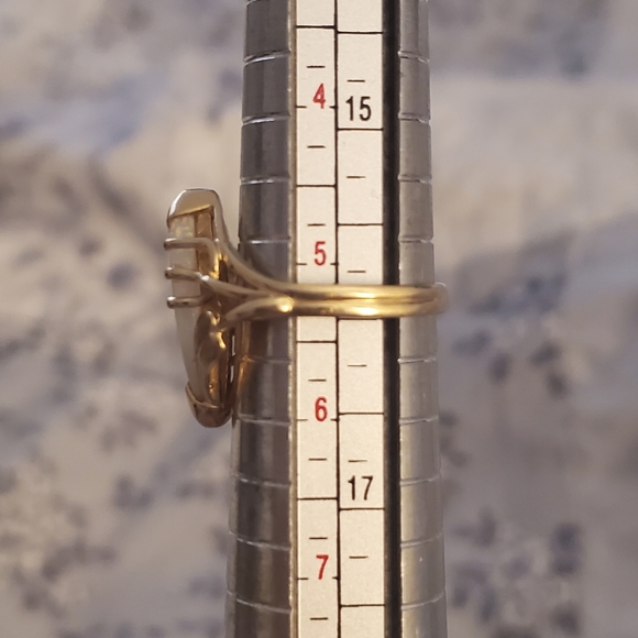 Stunning vintage large genuine opal ring - Picture 10 of 13